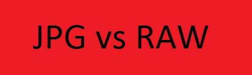 JPG vs RAW