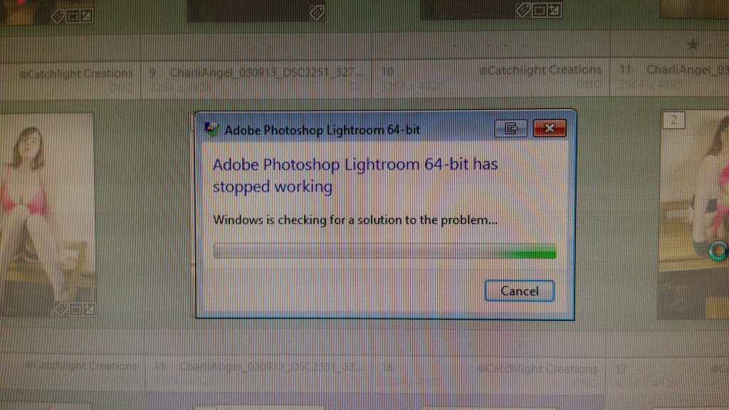 Lightroom Crashes